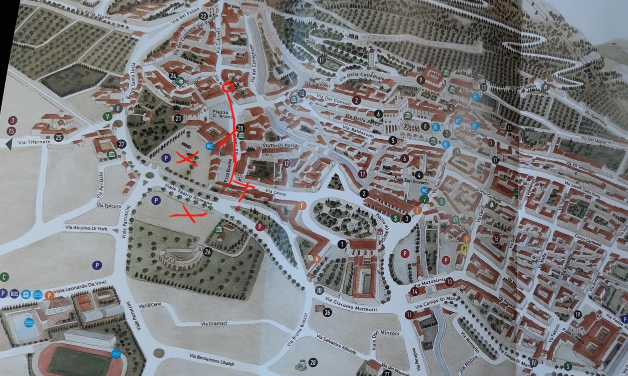 Appartamento Civico Gubbio Esterno foto